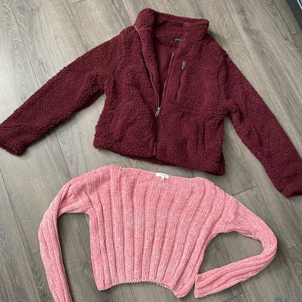 Crewneck pullover jacket tops 3 top sweater bundle - Picture 5 of 7